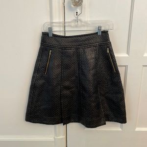 BR Black Pleated Skirt